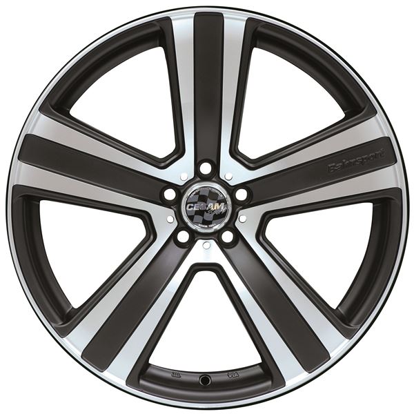 Jante aluminium Cesam 18 pouces Black Poli Mat