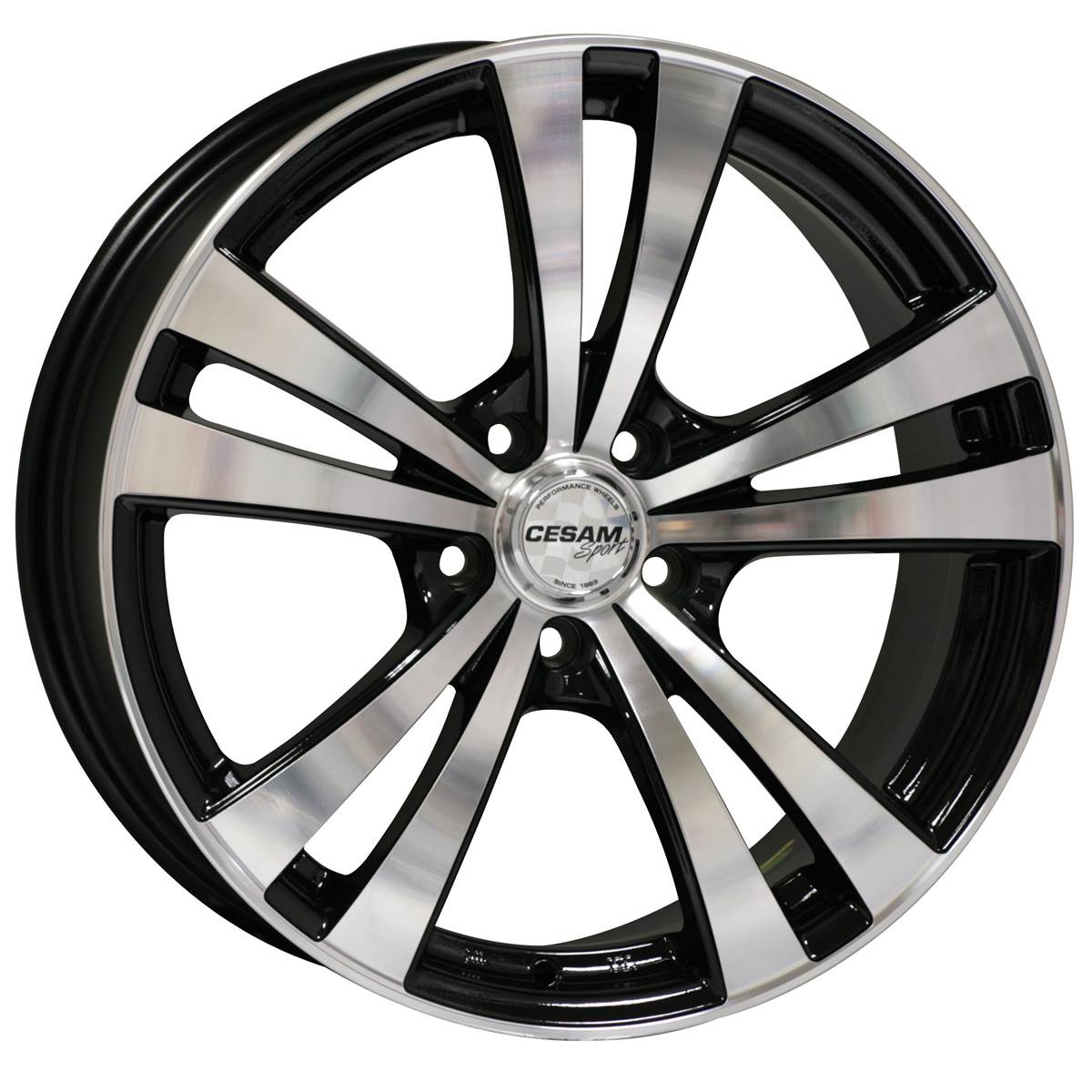 Jante Aluminium Cesam 16 Pouces Black Poli Brillant