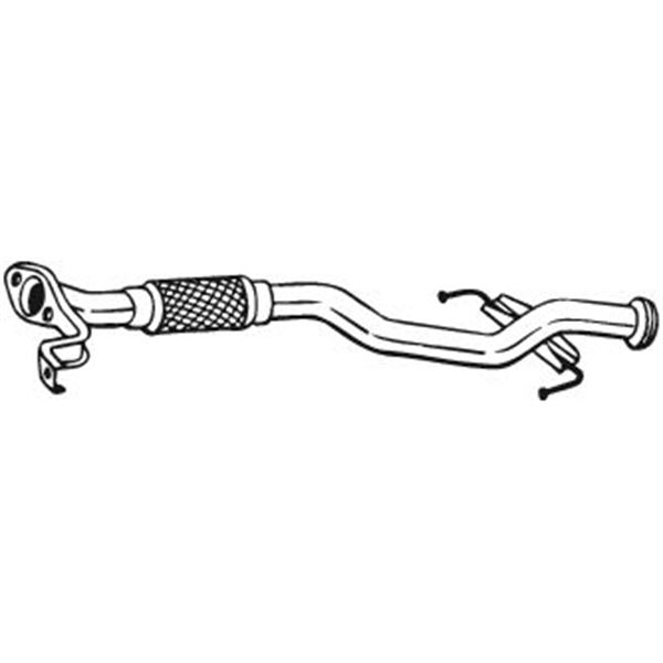 1 tuyau d'échappement Bosal 768305