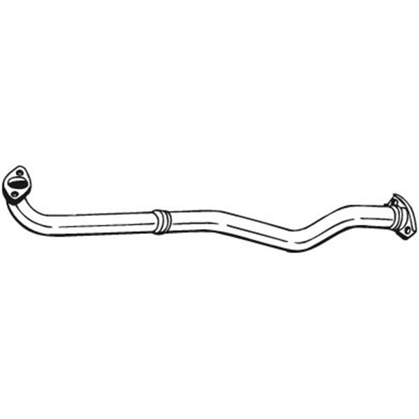 1 tuyau d'échappement Bosal 801191