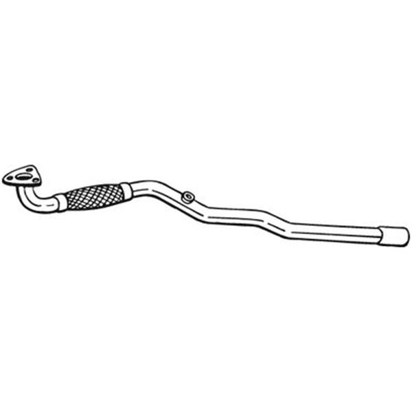 1 tuyau d'échappement Bosal 852373