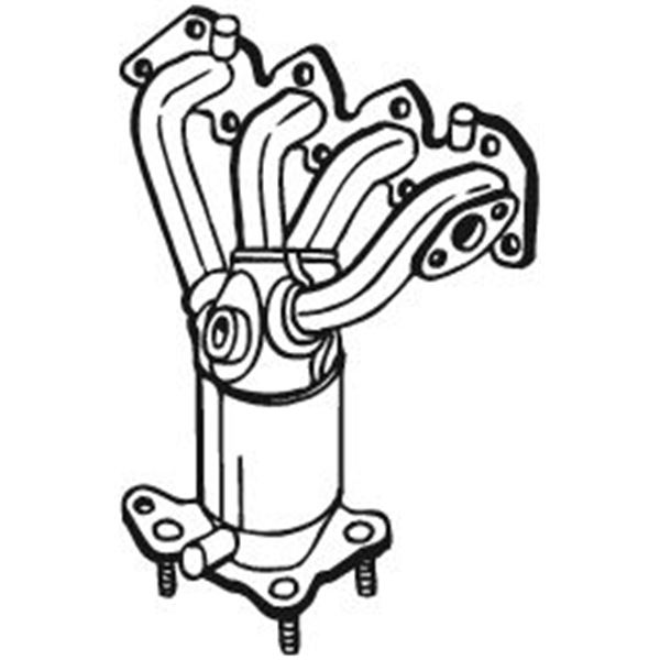 1 catalyseur Bosal 099046
