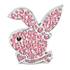 Emblème adhésif Evo Bunny BC Corona look diamant rose