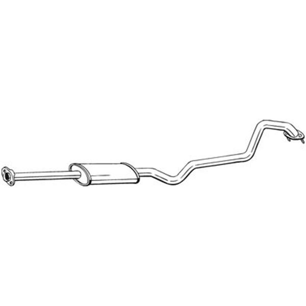 1 silencieux d'échappement intermédiaire Bosal 288093