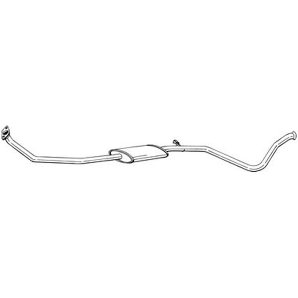1 silencieux d'échappement intermédiaire Bosal 288891