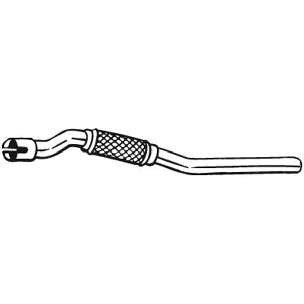 1 tuyau d'échappement Bosal 717945