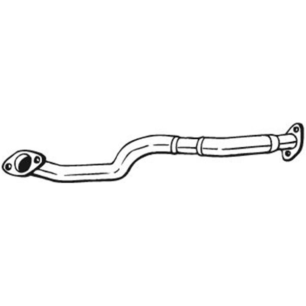 1 tuyau d'échappement Bosal 750143