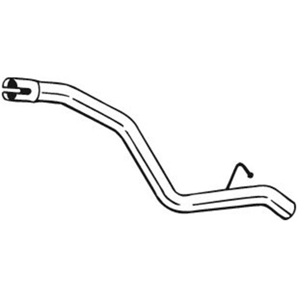 1 tuyau d'échappement Bosal 751415