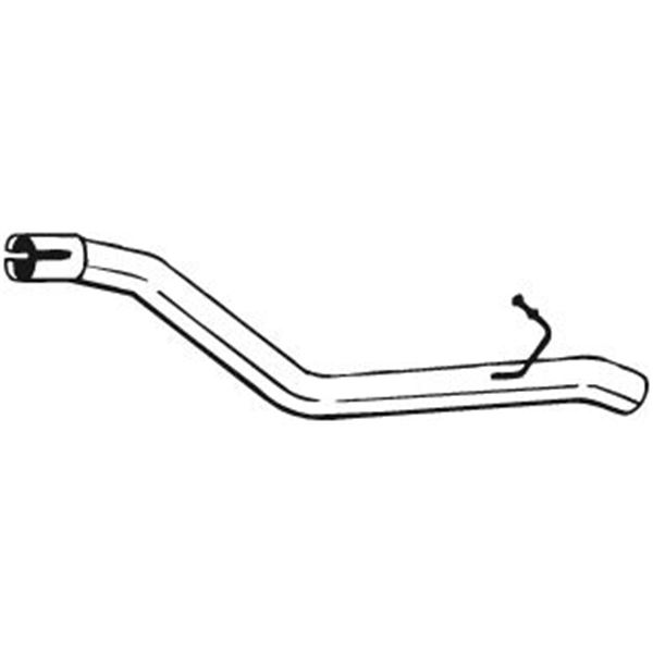 1 tuyau d'échappement Bosal 801177