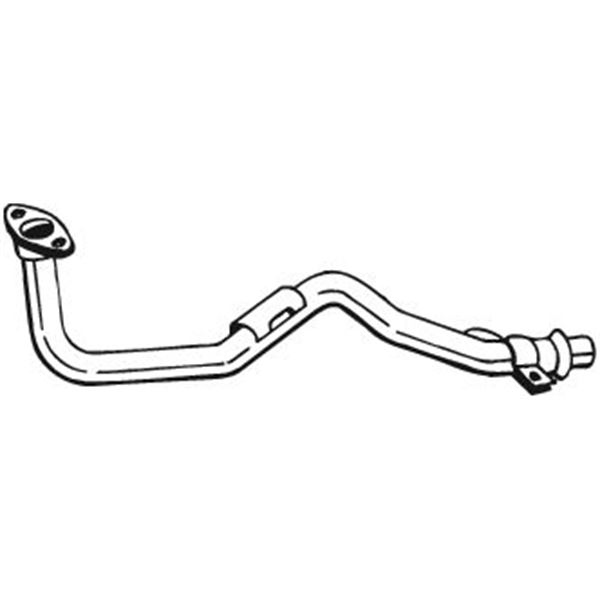 1 tuyau d'échappement Bosal 823321