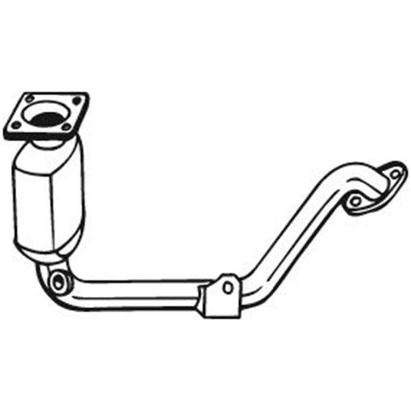 1 catalyseur Bosal 099533