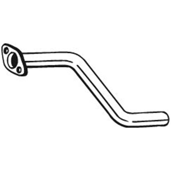 1 tuyau d'échappement Bosal 745101