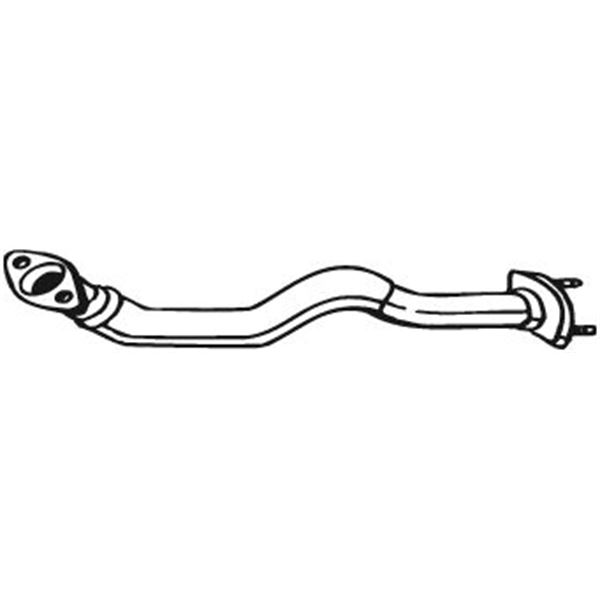 1 tuyau d'échappement Bosal 801131