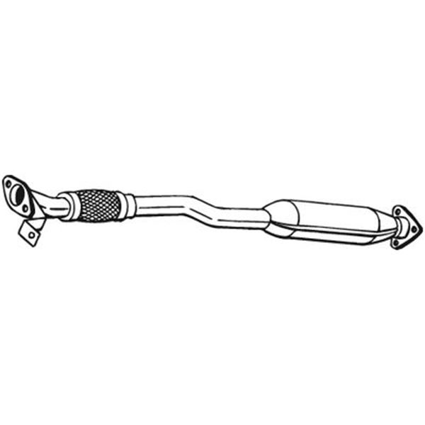 1 tuyau d'échappement Bosal 823261