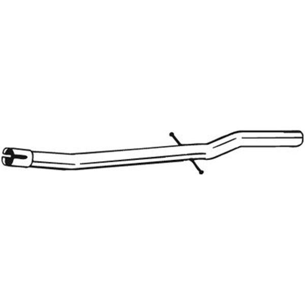 1 tuyau d'échappement Bosal 889949
