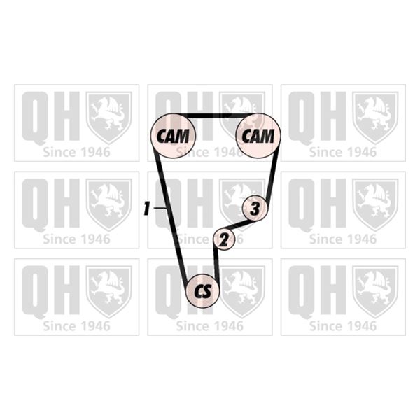 1 kit de distribution Quinton Hazell QBK223