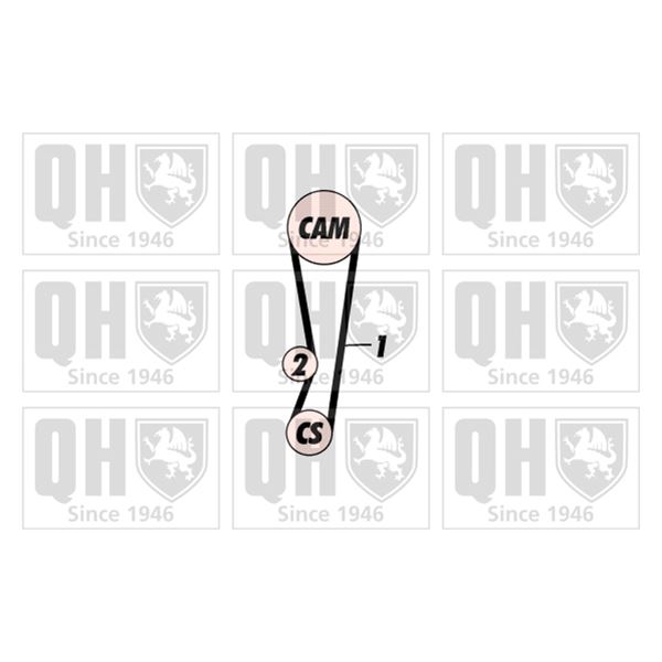 1 kit de distribution Quinton Hazell QBK232