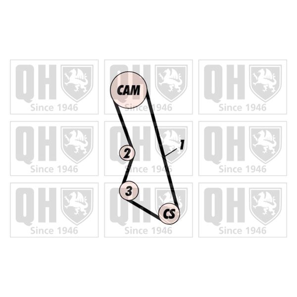 1 kit de distribution Quinton Hazell QBK236