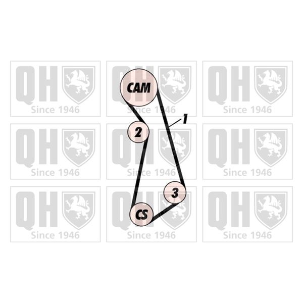 1 kit de distribution Quinton Hazell QBK260