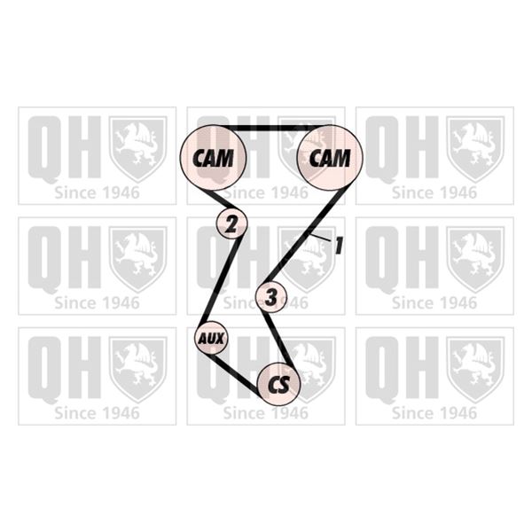 1 kit de distribution Quinton Hazell QBK343