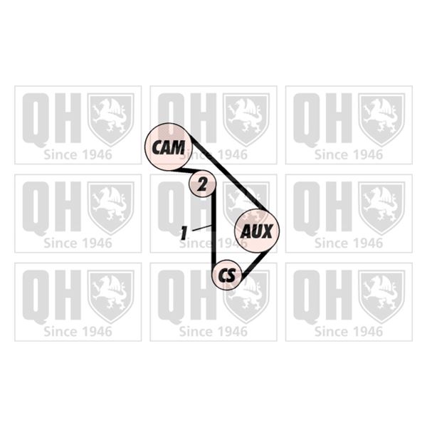 1 kit de distribution Quinton Hazell QBK344