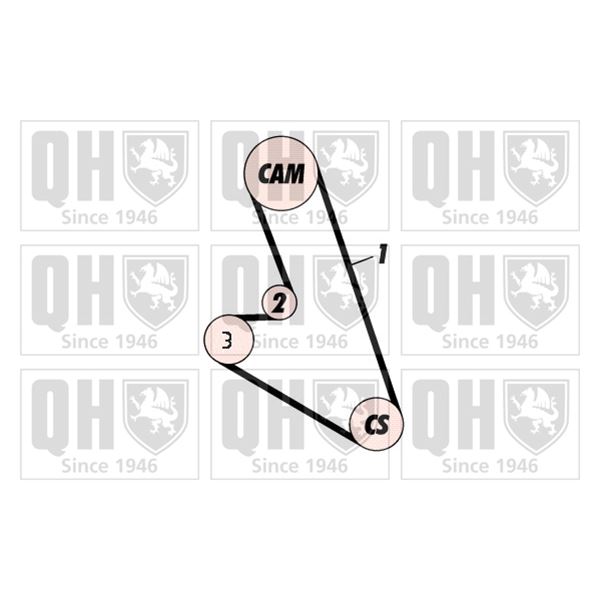 1 kit de distribution Quinton Hazell QBK359