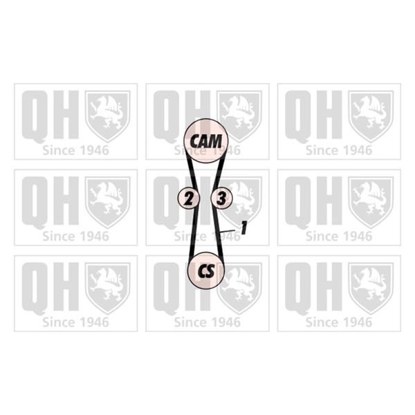 1 kit de distribution Quinton Hazell QBK390
