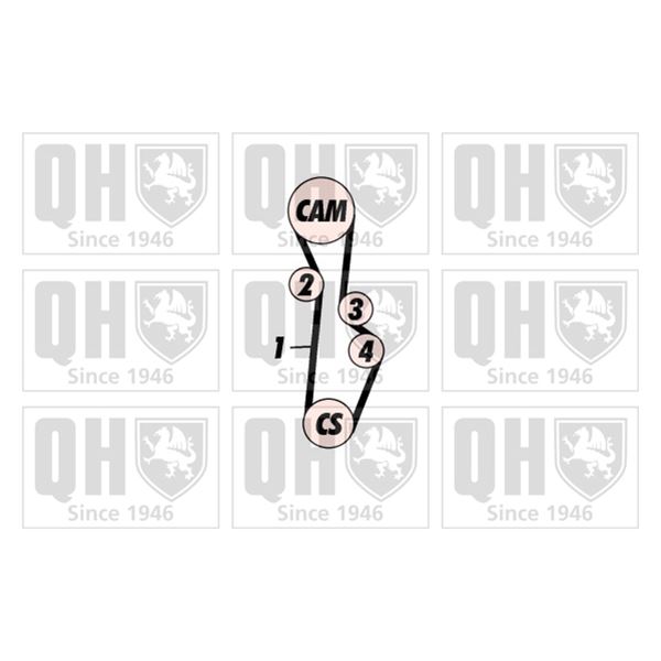 1 kit de distribution Quinton Hazell QBK409