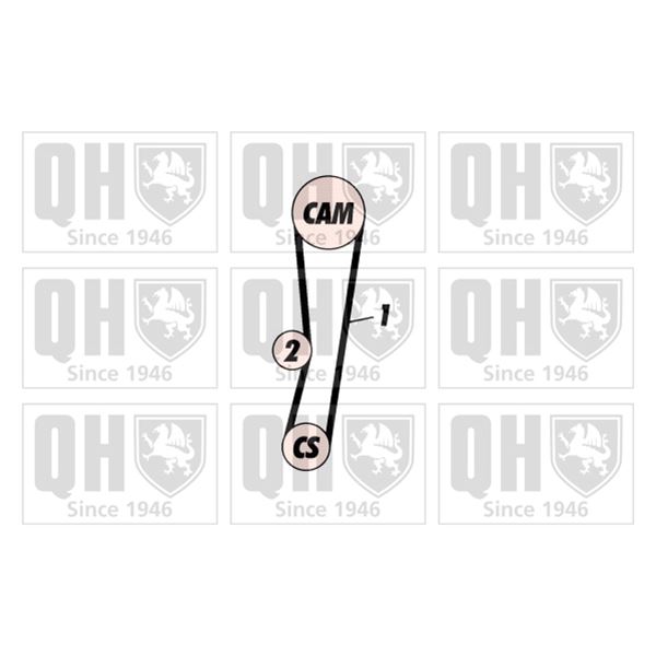 1 kit de distribution Quinton Hazell QBK413
