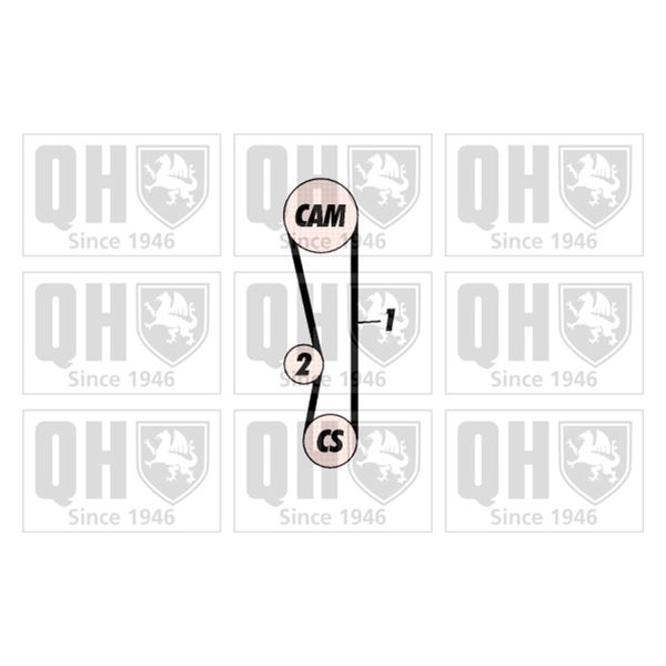 1 kit de distribution Quinton Hazell QBK429