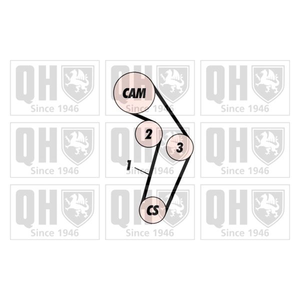1 kit de distribution Quinton Hazell QBK479