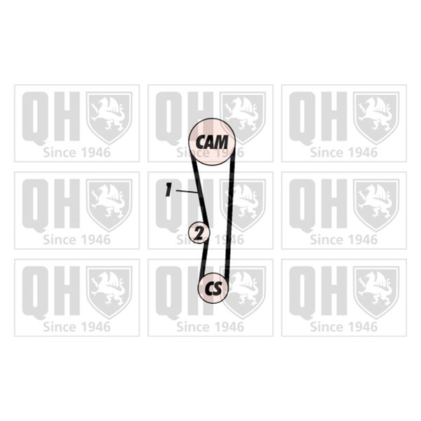 1 kit de distribution Quinton Hazell QBK532