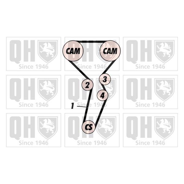 1 kit de distribution Quinton Hazell QBK538