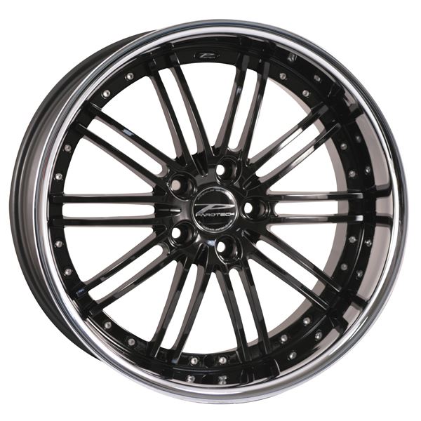 Jante aluminium Parotech 20 pouces Black Bord Inox