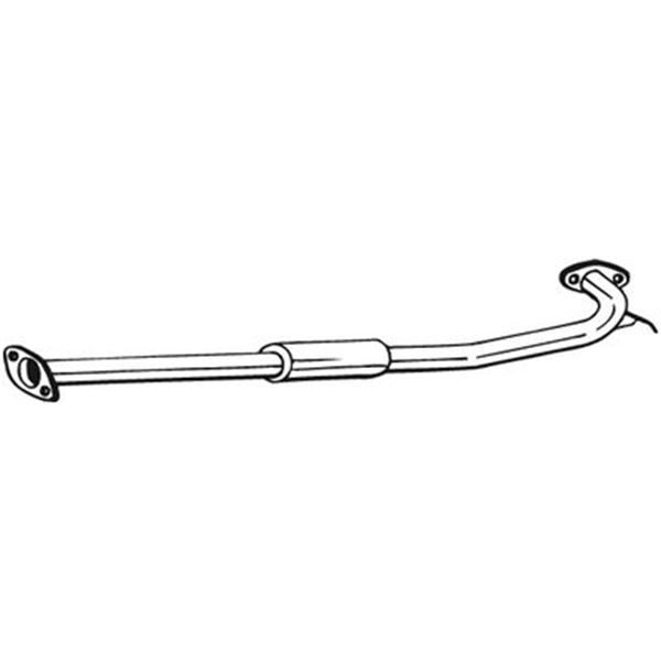 1 silencieux d'échappement intermédiaire Bosal 285419
