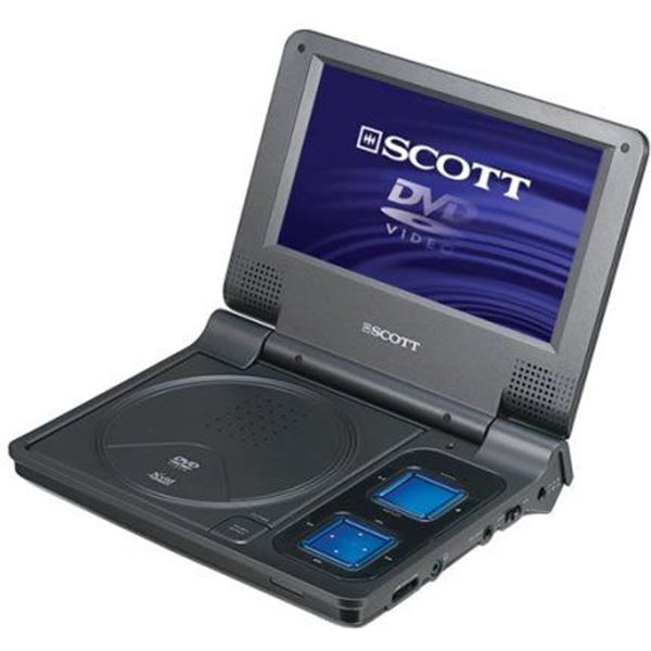 Lecteur DVD portable SCOTT DPX 740 - Feu Vert
