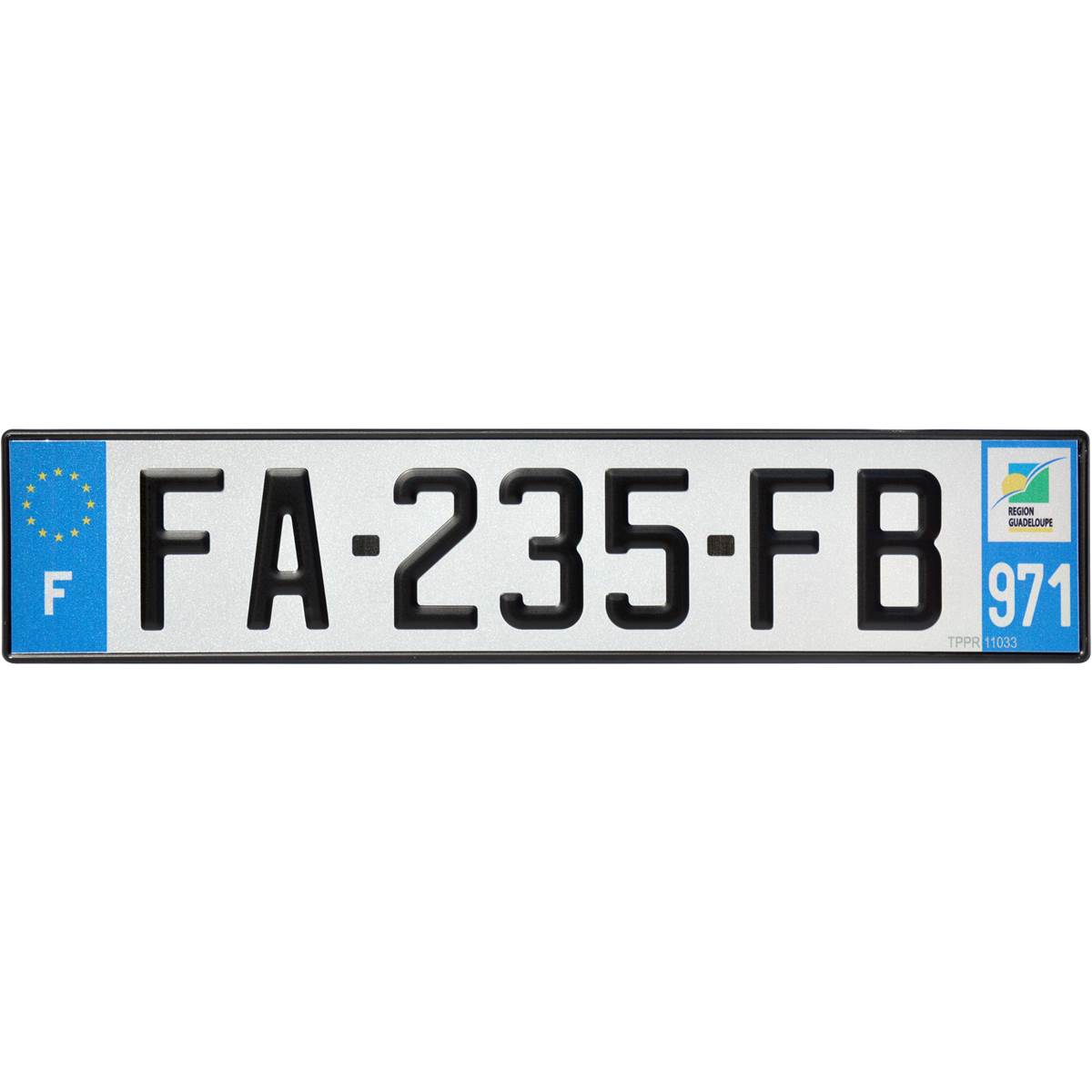 Plaque Immatriculation Alu Basic 520 X 110 Mm Département 41