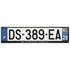 Plaque immatriculation alu basic 520 x 120 mm département 29