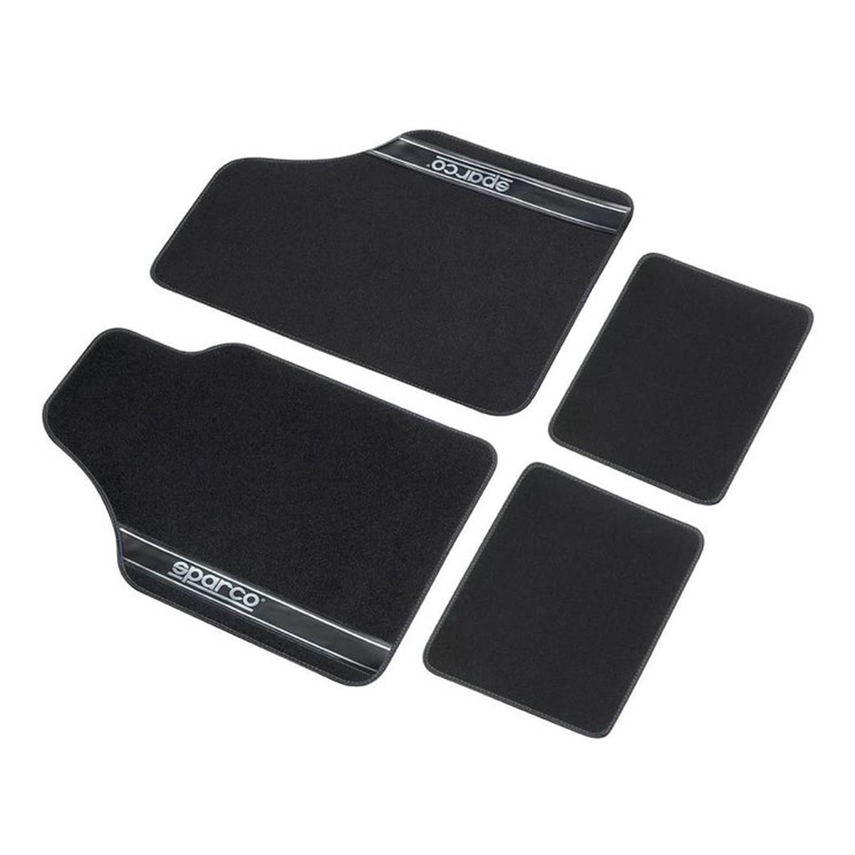 Lot De Tapis (4 pièces) Noirs Sparco Taille A