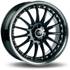 Jante INFINY Onix Noir Bord Inox 7,5x17 5x112ET42