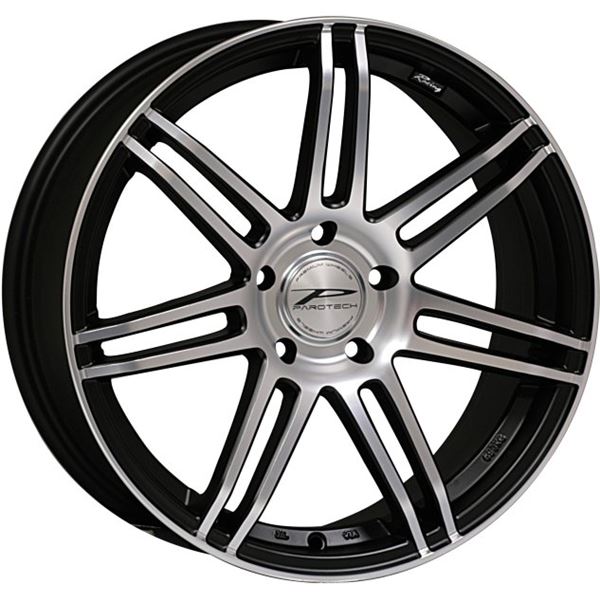 Jante aluminium Parotech 14 pouces Black Poli Brillant