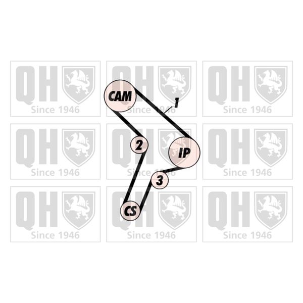1 kit de distribution Quinton Hazell QBK301