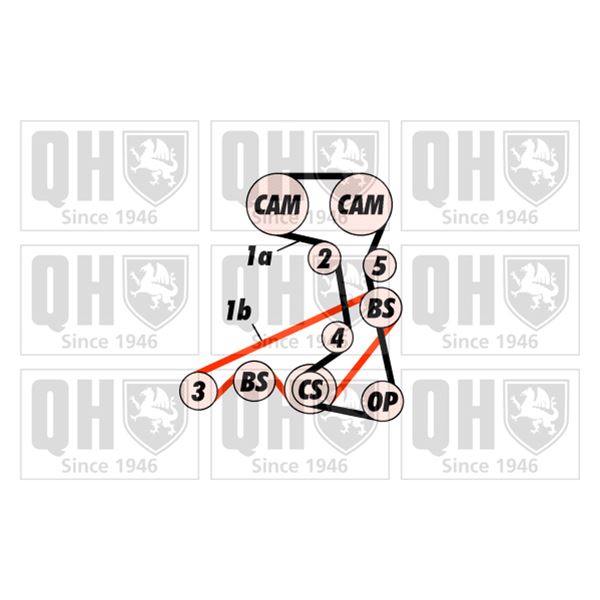 1 kit de distribution Quinton Hazell QBK346
