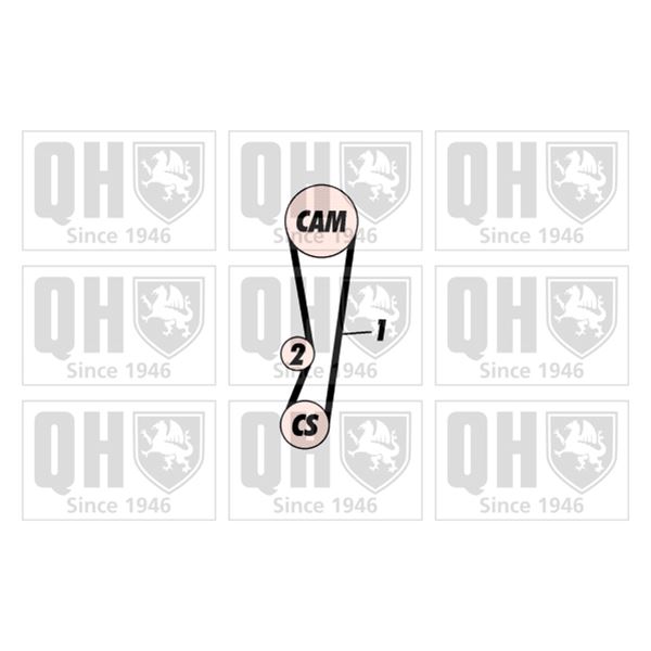 1 kit de distribution Quinton Hazell QBK370