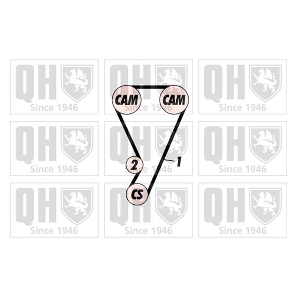 1 kit de distribution Quinton Hazell QBK374