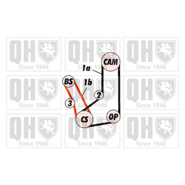1 kit de distribution Quinton Hazell QBK416
