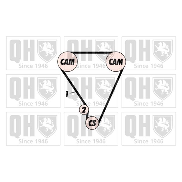 1 kit de distribution Quinton Hazell QBK476