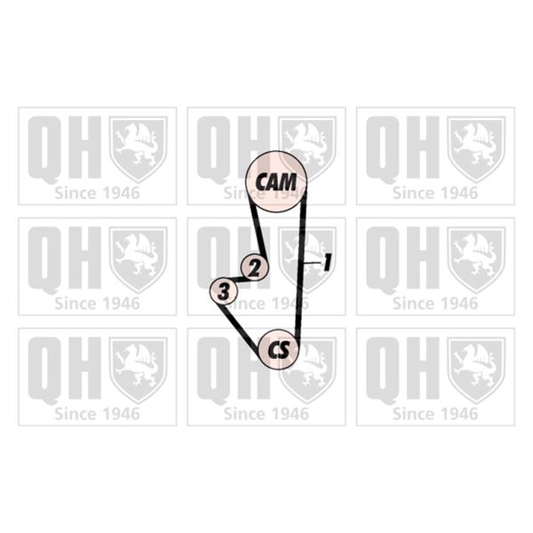 1 kit de distribution Quinton Hazell QBK499