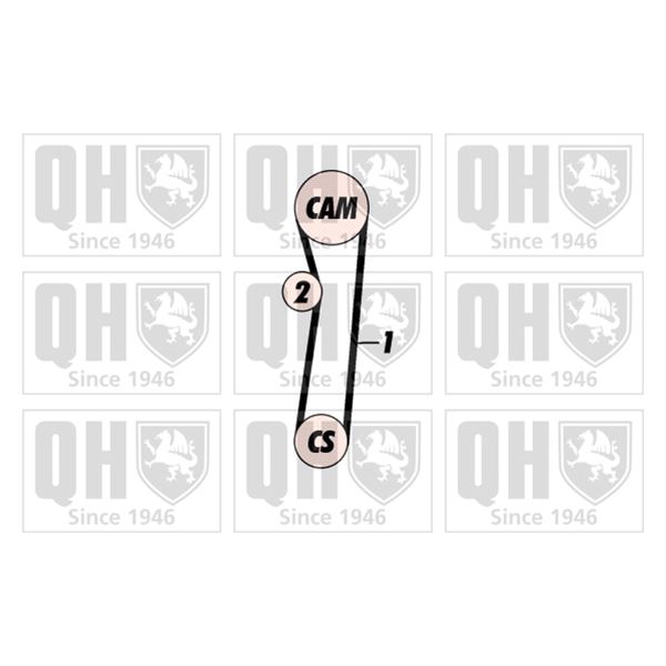 1 kit de distribution Quinton Hazell QBK541