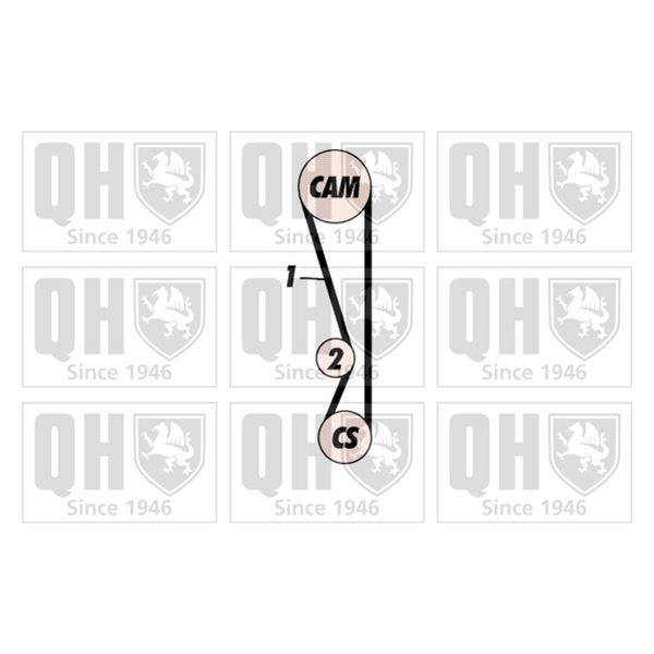 1 kit de distribution Quinton Hazell QBK548